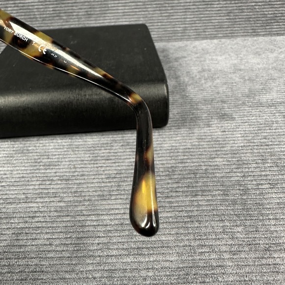 Tory Burch Sunglasses TY 7022 1111/13 Tortoise Shell Gold Logo Frames Only - Picture 5 of 9